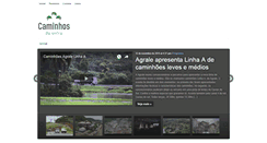 Desktop Screenshot of caminhos.com